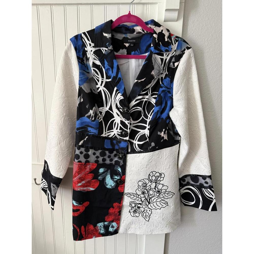 Vintage Kaktus Art To Wear Blazer Size Large
